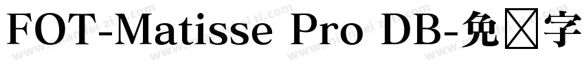FOT-Matisse Pro DB字体转换